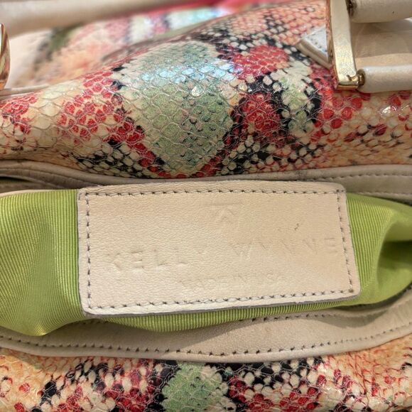 Kelly Wynne I Dare You Handbag Python Leather $405.00 - Picture 5 of 11
